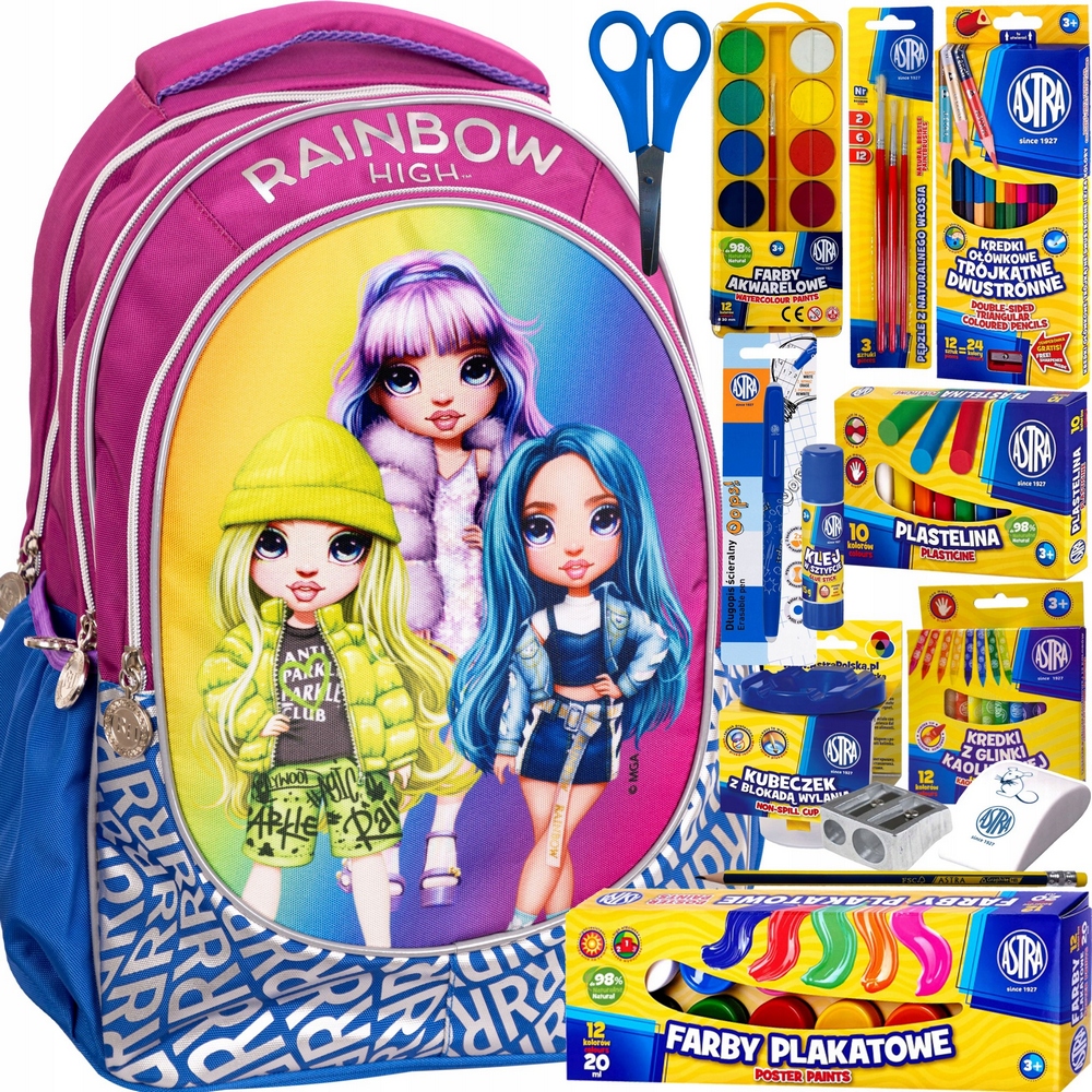 Aktovka - Rainbow High School School Bag + Astra Layette