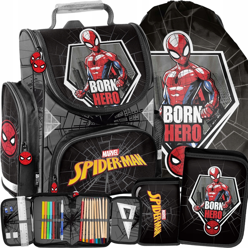Aktovka - Spiderman Spiderman School 3in1 Set