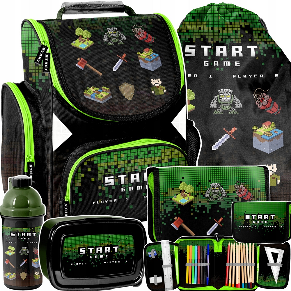 Aktovka - Školská taška pre fanúšikov Boy Minecraft
