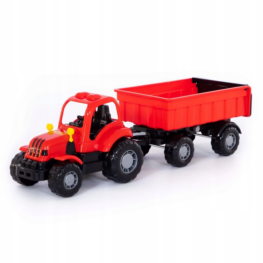 TRAKTOR s PRÍVESOM a nakladačom HRAČKA za ťahač SANDBOX pre DETI