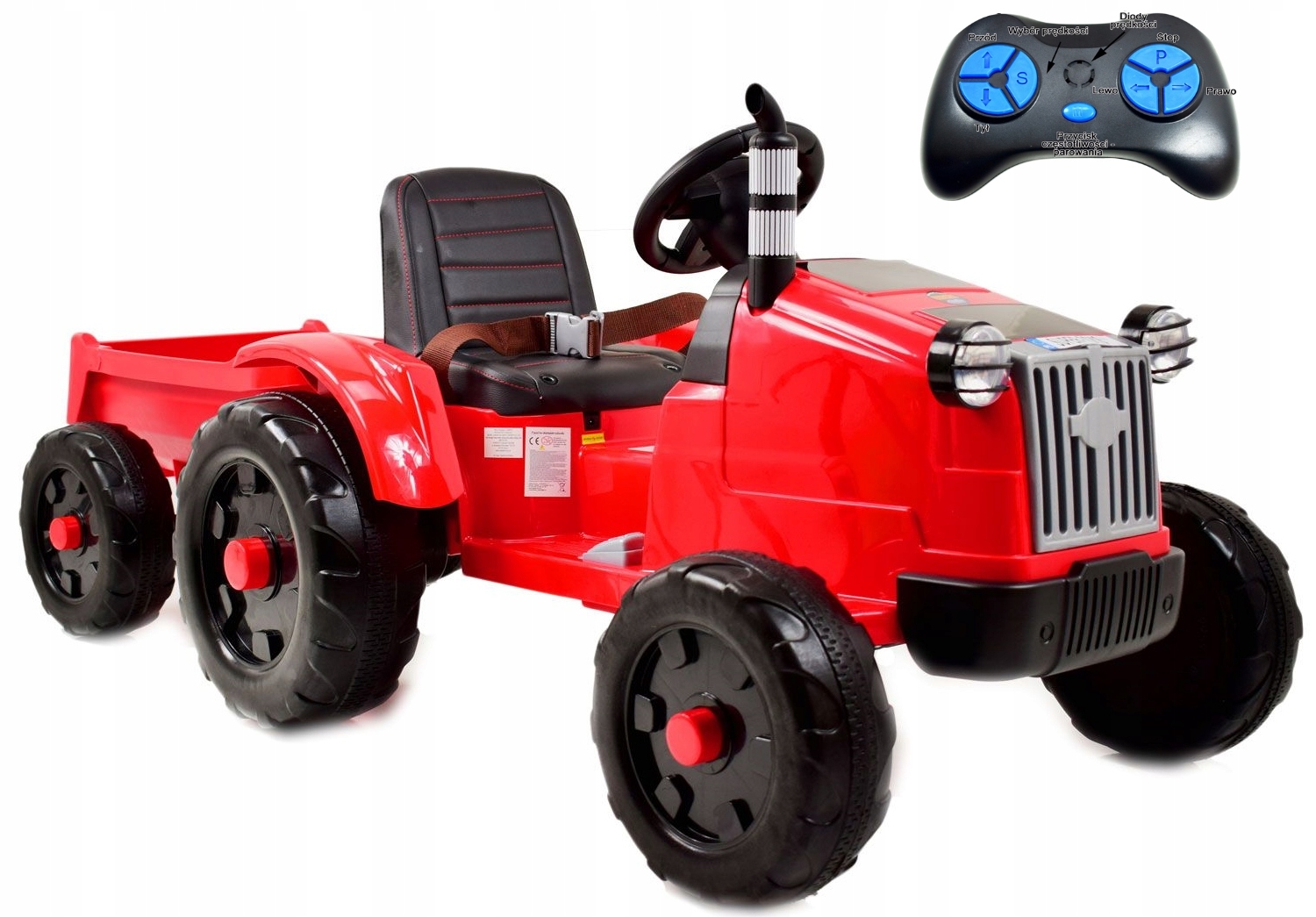 Traktor s prívesom na batériu 2 pilot