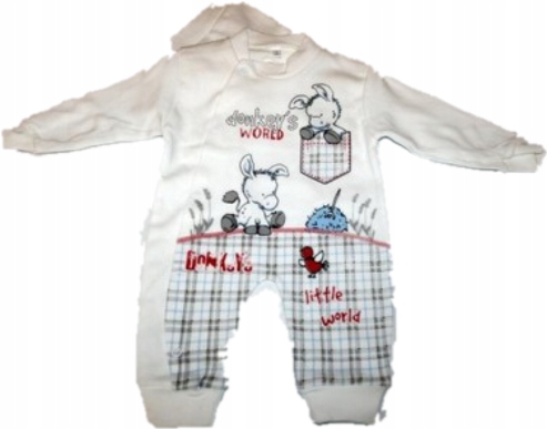 Dupačky - Baby Rampers 62 Čierna, červená, ecru, oranžová, šedá