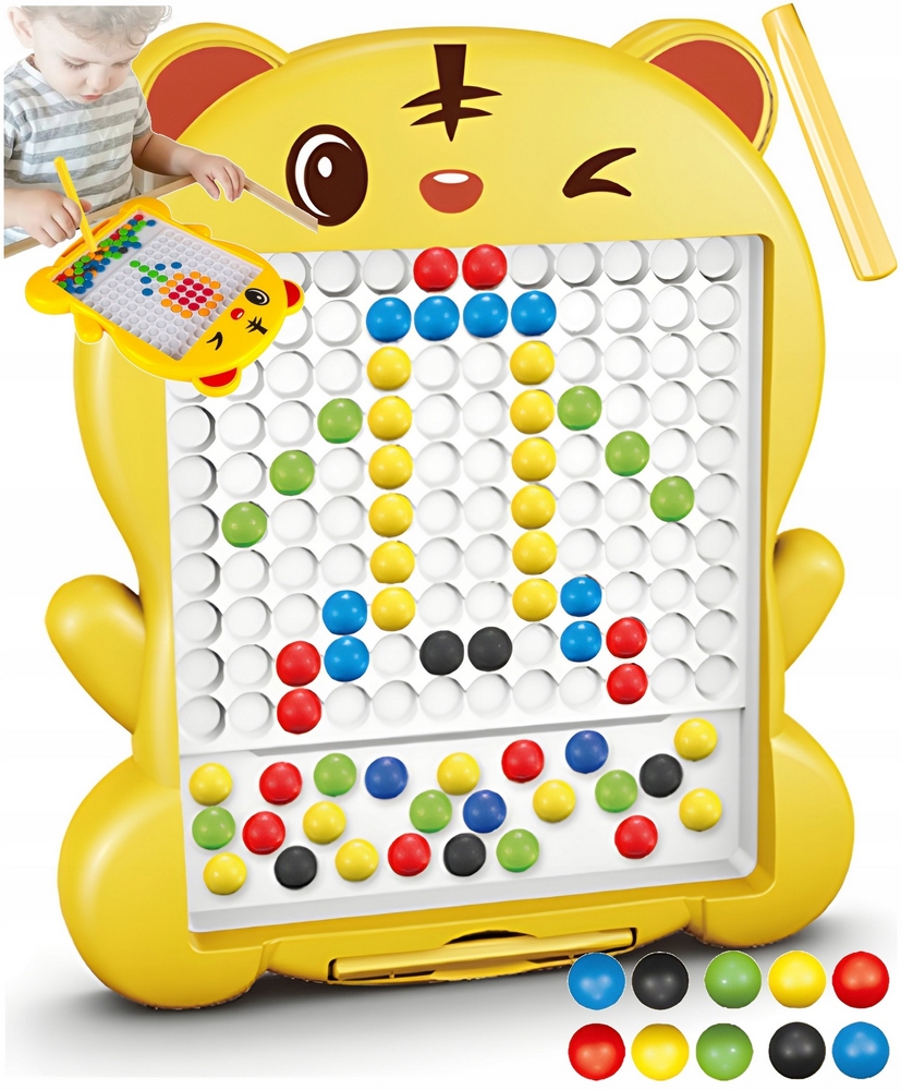 Magnetická stavebnica - Mozaická magnetická doska Magpad Montessori