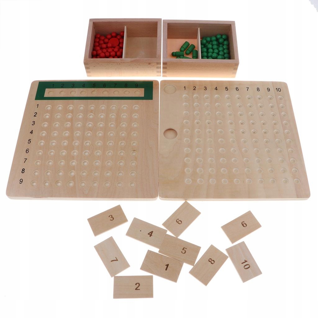 Skladačka - Montessori Multiplikácia a zdieľanie výučbovej rady
