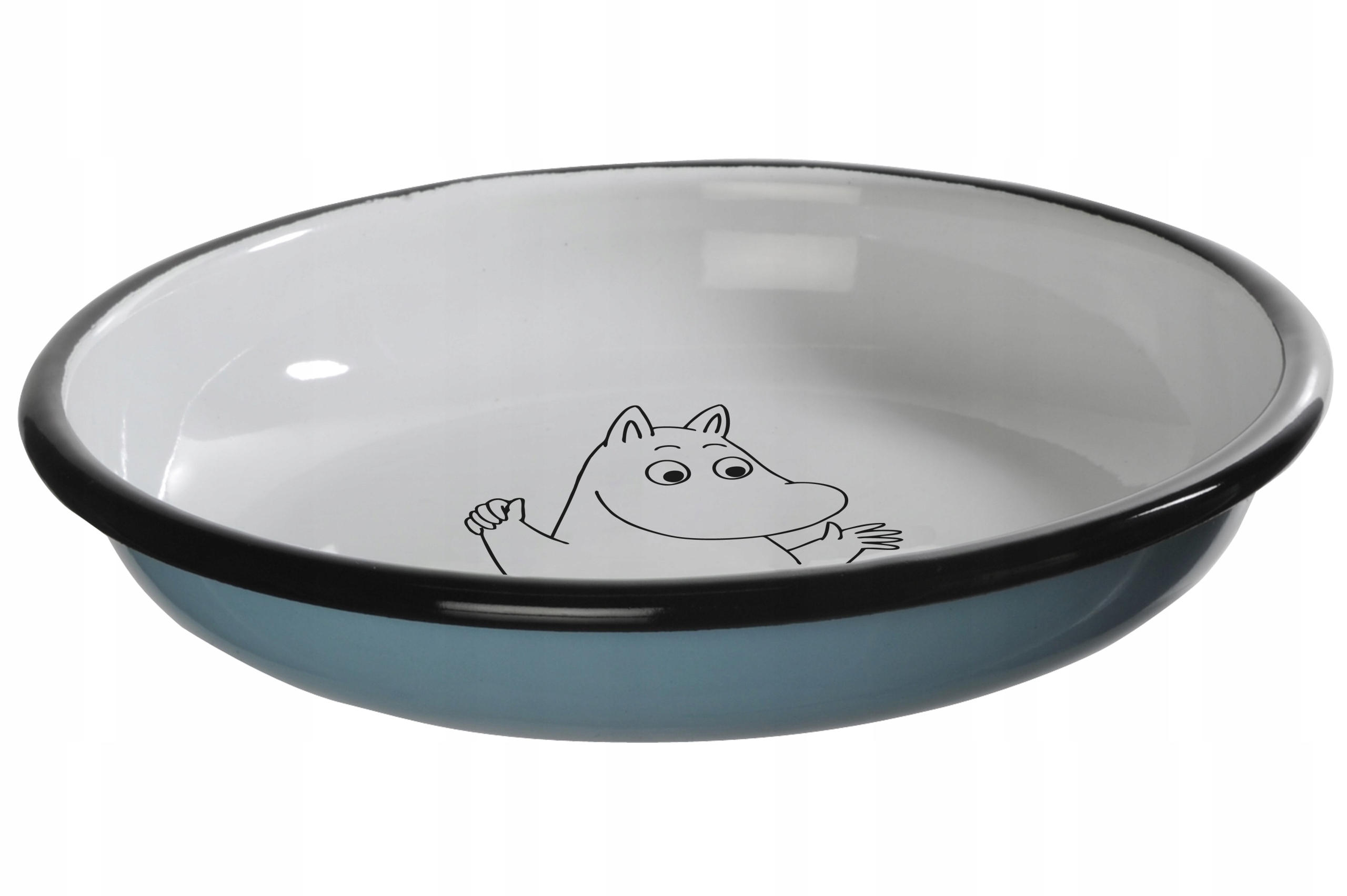 Muurla Plate 1701-180-22 Moomins Blue 18 cm