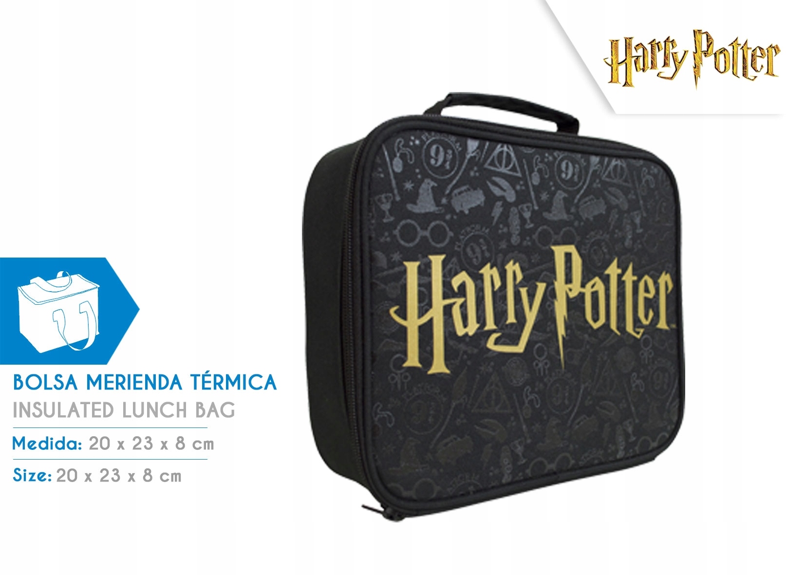 Detský desiatový box, fľaša - Obedový taška Harry Potter