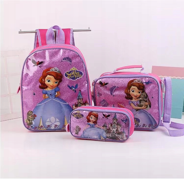 Predškolský batoh - Sophia Pre -School Bags sada troch počítačov.