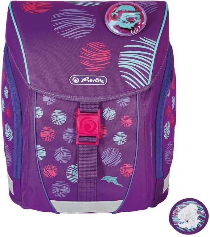 Aktovka - Schoolbag Filolight plus morské bubliny