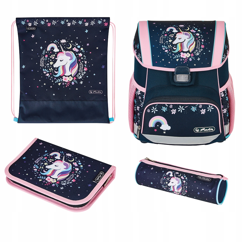 Aktovka - Herlitz Loop plus Unicorn Schoolbag
