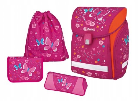 Aktovka - Herlitz Midi School Bag Plus Butterfly Butterfly
