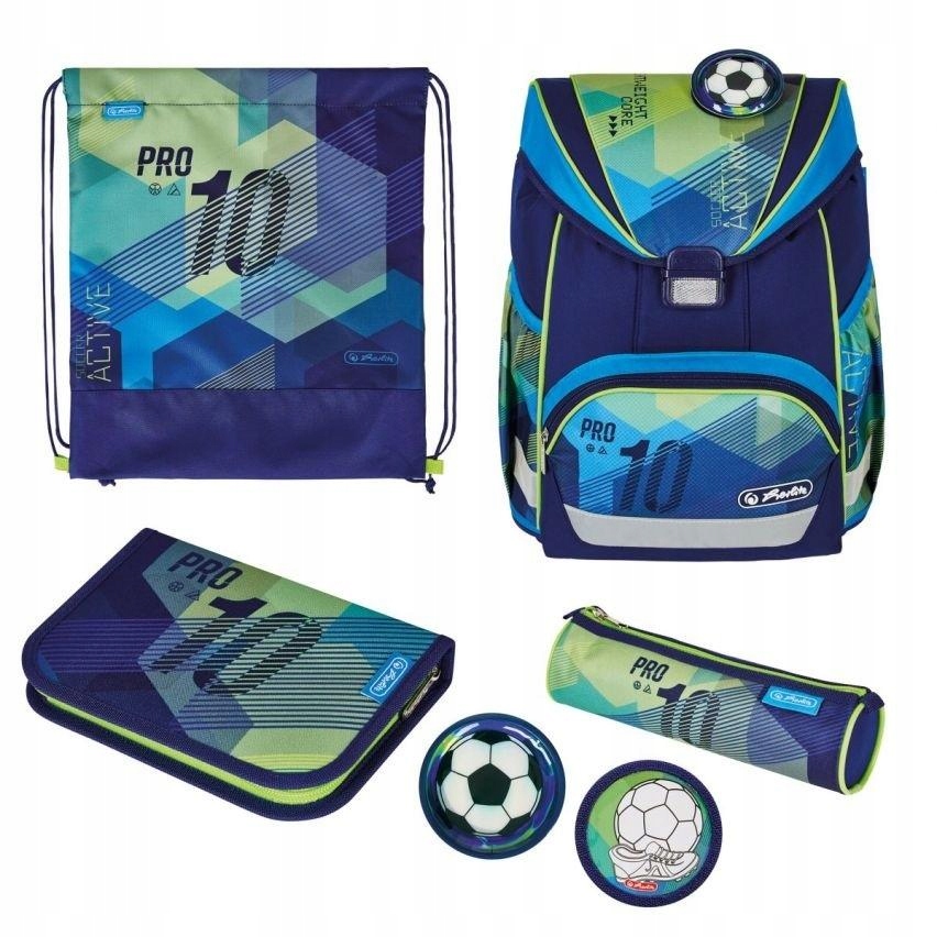 Aktovka - Ultralight Plus Green Gól School Bag