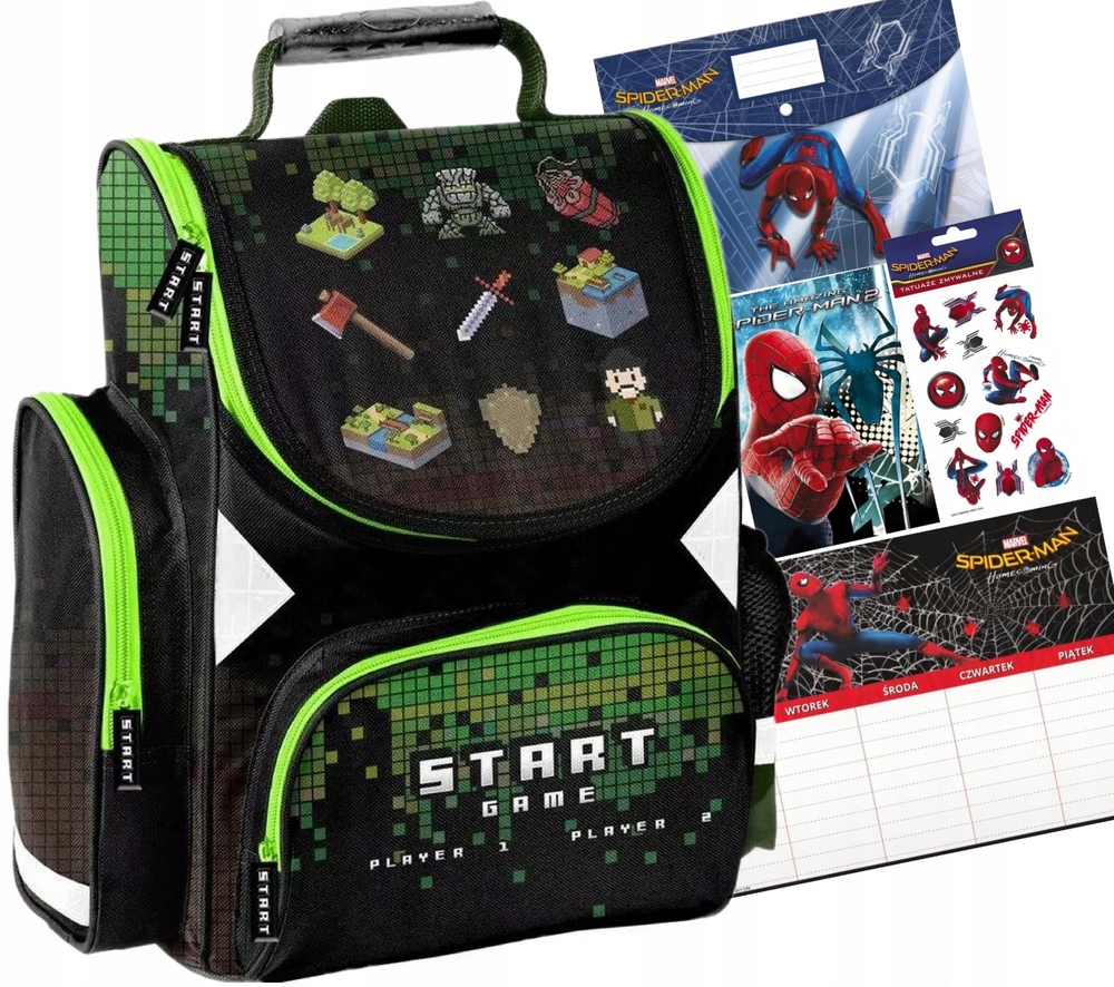 Aktovka - Minecraft Start Game +AKC School School Bag Bag