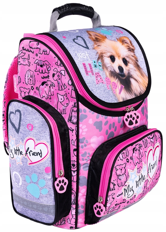 Aktovka - Školská taška, môj malý priateľ, Pink Dog, St.M