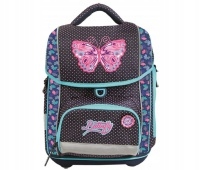Aktovka - MYBAQ MIRA BUTTERFLY ŠKOLSKÁ SCHOOL BAG