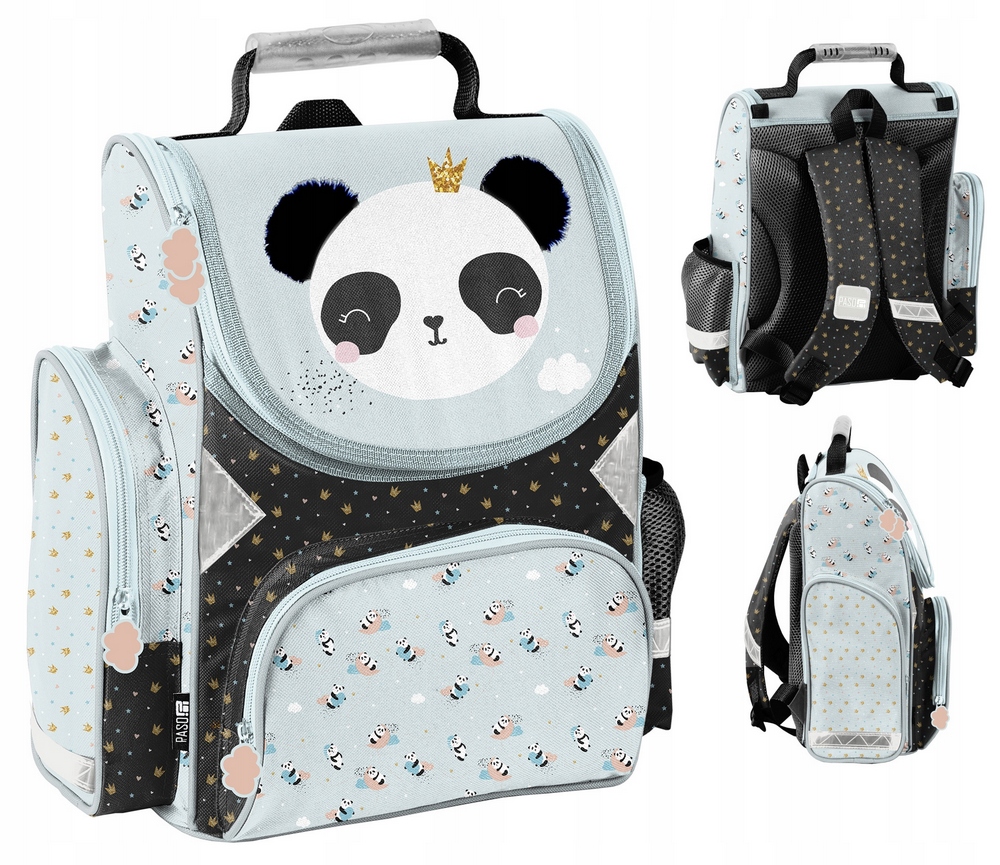 Aktovka - Školská školská taška pre panda panda