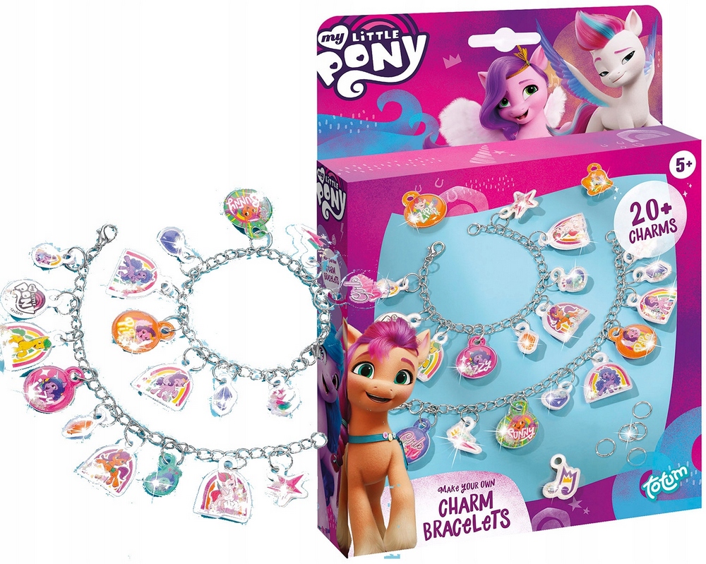 Kreatívna sada - Kreatívna súprava Totum My Little Pony na výrobu náramkov pre deti