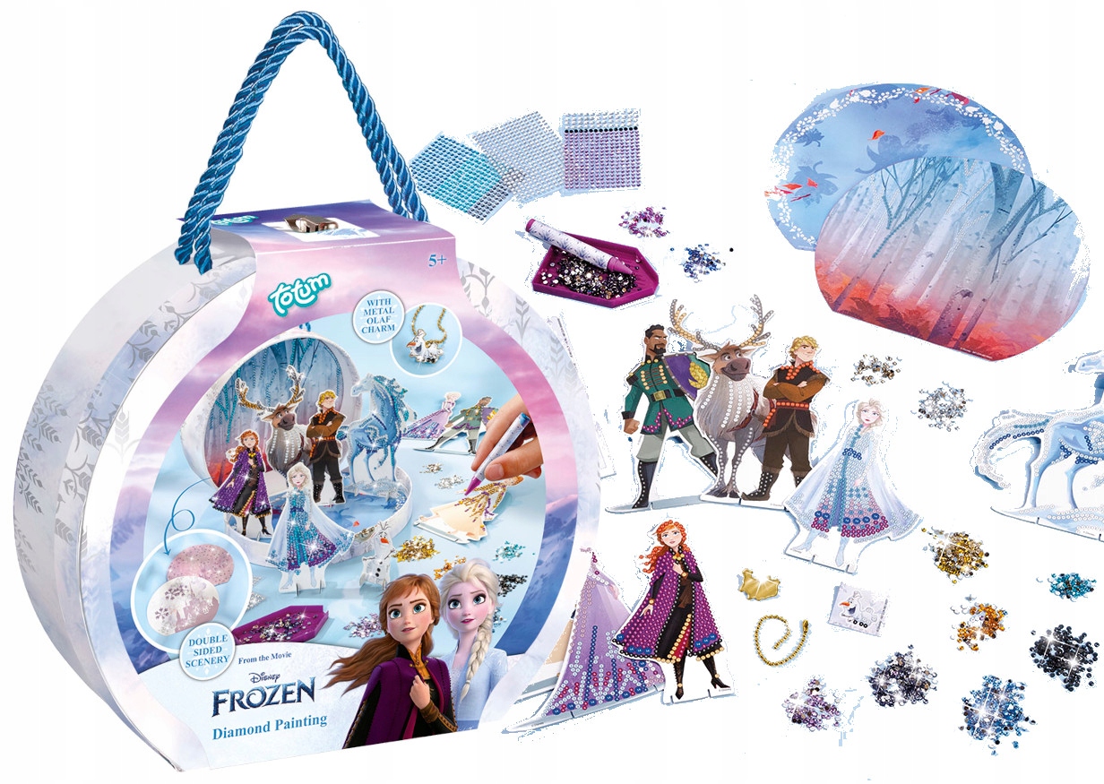 Kreatívna sada - Totum Mosaic Diamond Wearidery Land of Ice Creative Set pre dievča