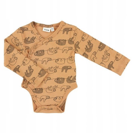 Detské body - Dlhé -sleeved Trixie Body Trixie Size 62 pripevnené západkou