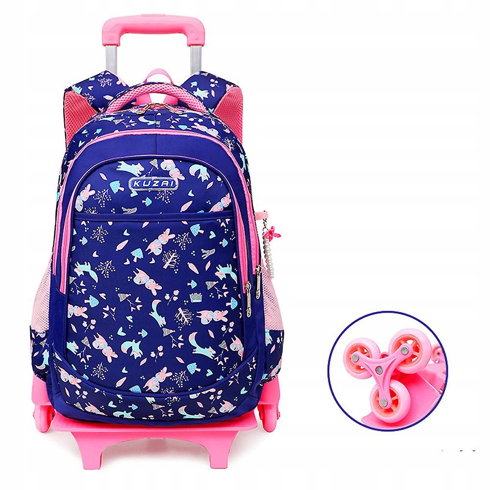 Aktovka - Trolley School Bag Girl Witerproof Girl Odnímateľný