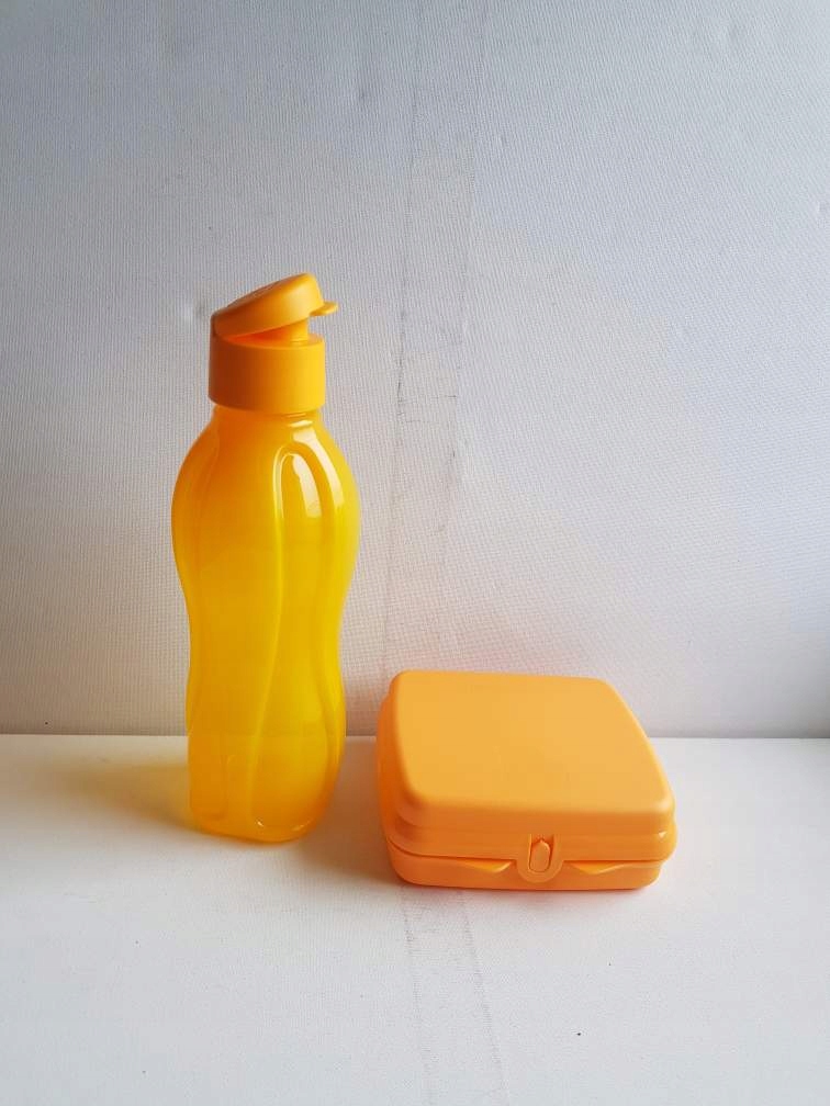 Detský desiatový box, fľaša - Tupperware Raňajky +fľaša 750 ml