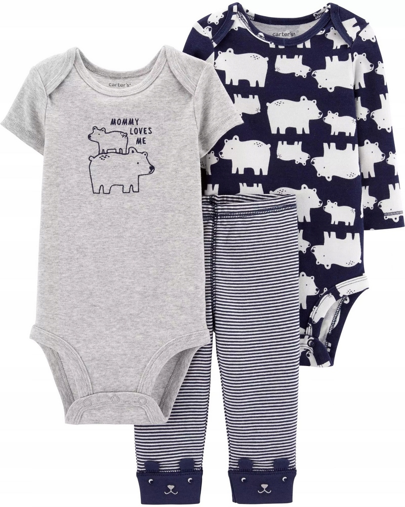 Detský komplet - Baby Set Carter's 74 viacstorivorovaných 3 počítačov.