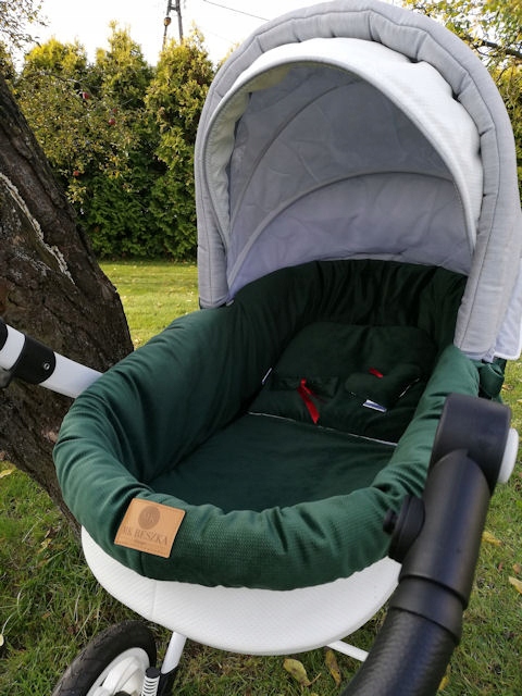 Podložka do kočíka - Vankúš na krst na matrac VELVET Insert Wrap