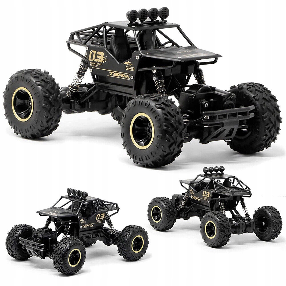 VEĽKÉ RC AUTO RC AUTO KOVOVÝ TERÉNNY POHON 4X4 1:16 DIAĽK.