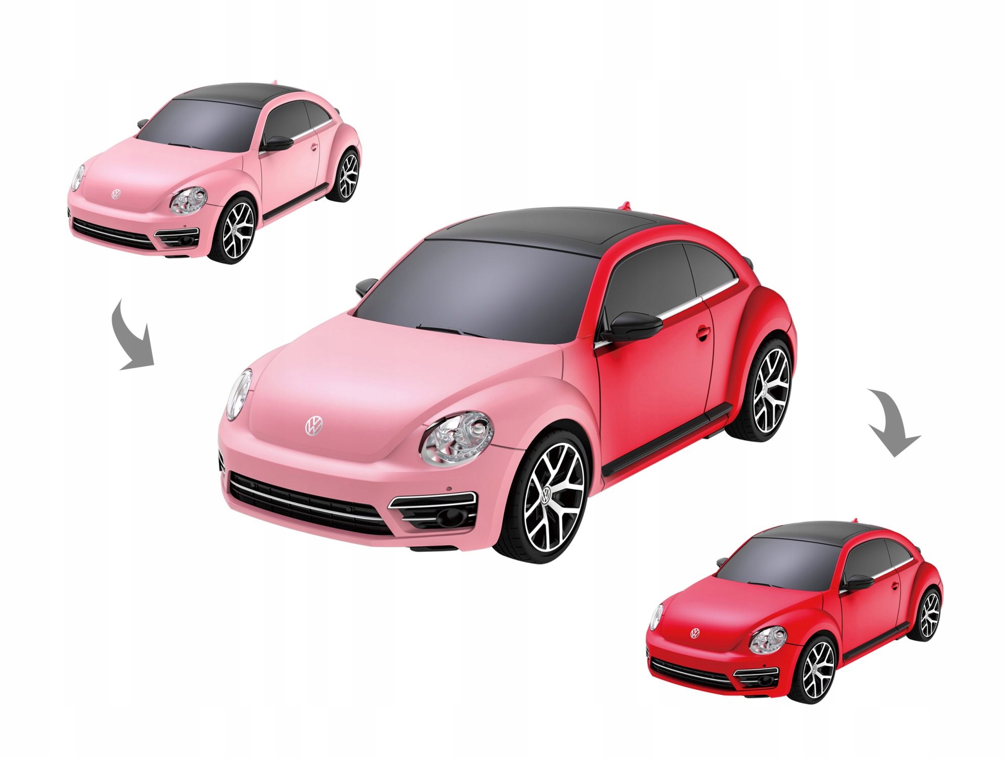 RC auto - VW Beetle UV R/C 1:24 Rastar 76200 Zmeny farby