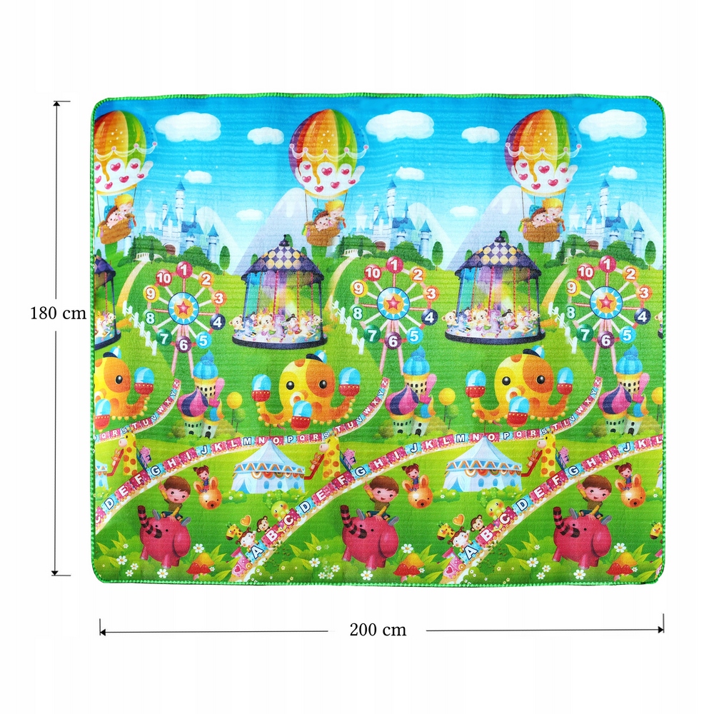 OBOJSTRANNÁ MÄKKÁ PENOVÁ VZDELÁVACIA PODLOŽKA 180x200