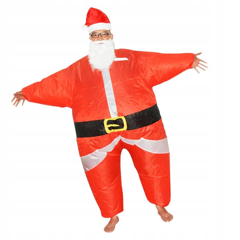 Vianočný nafukovací kostým Santa Clausa