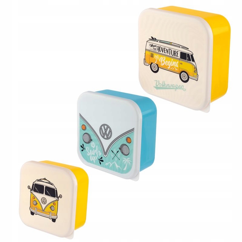 Detský desiatový box, fľaša - Volkswagen VW Camper But Breakfastbox