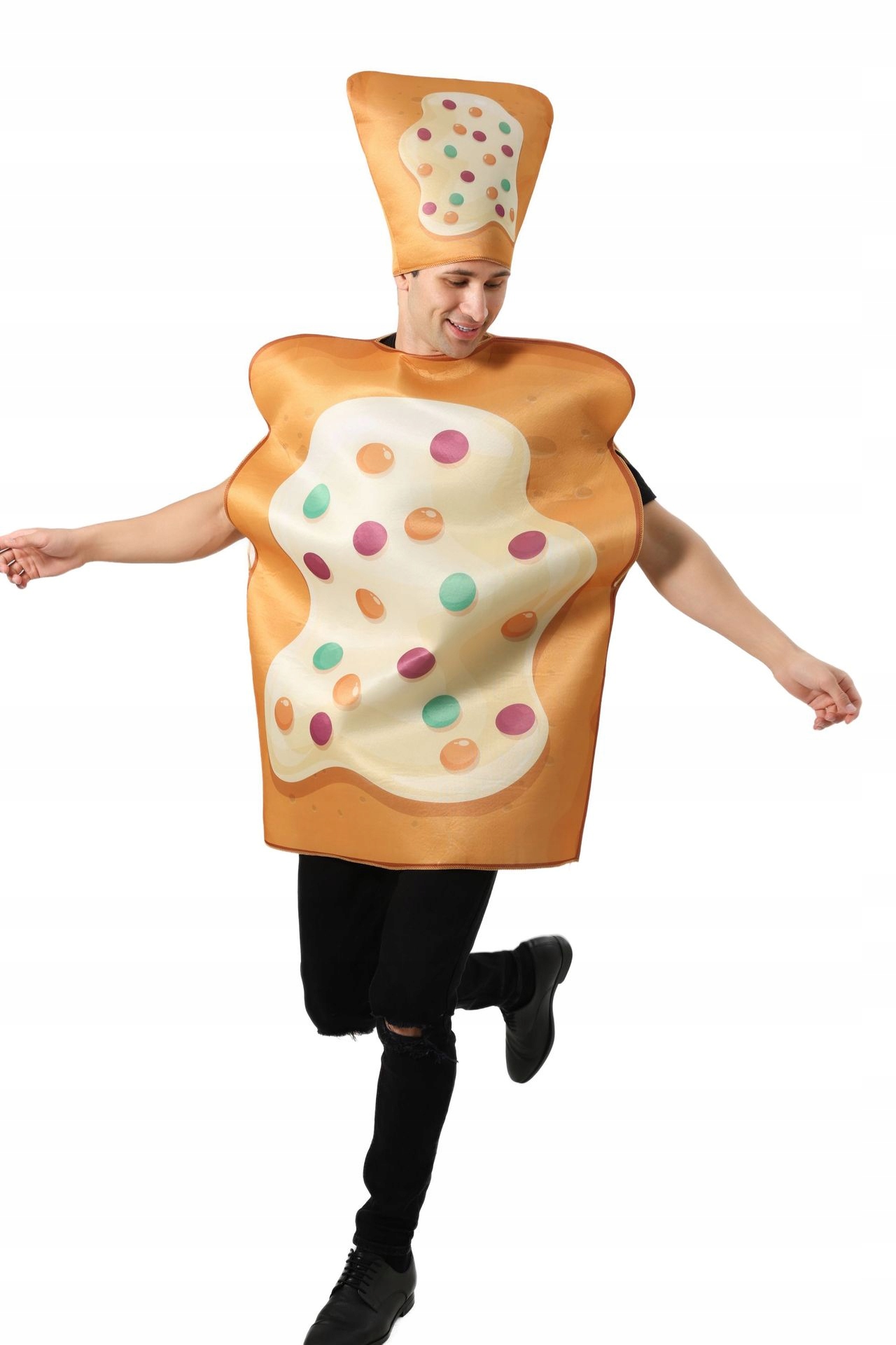 Zábavné halloweenske cosplay kostýmy s chlebom a jedlom pre dospelých aj deti
