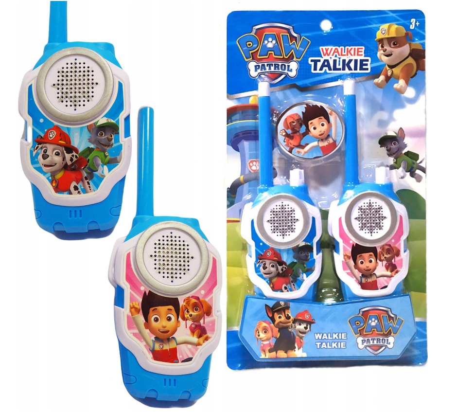 Vysielačka pre deti Paw Patrol odtiene modrej