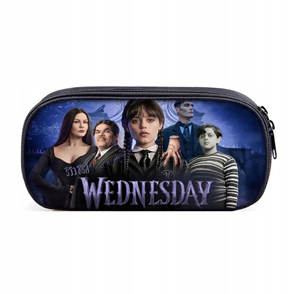 Školský peračník - Streda Addams Cencil Case Veľká klobása kozmetička