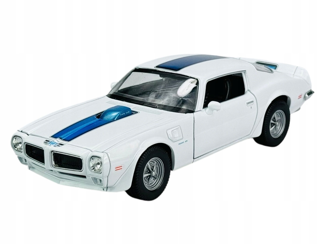 WELLY 1972 PONTIAC FIREBIRD TRANS AM WHITE 1:24 NOVÝ KOVOVÝ MODEL 24075