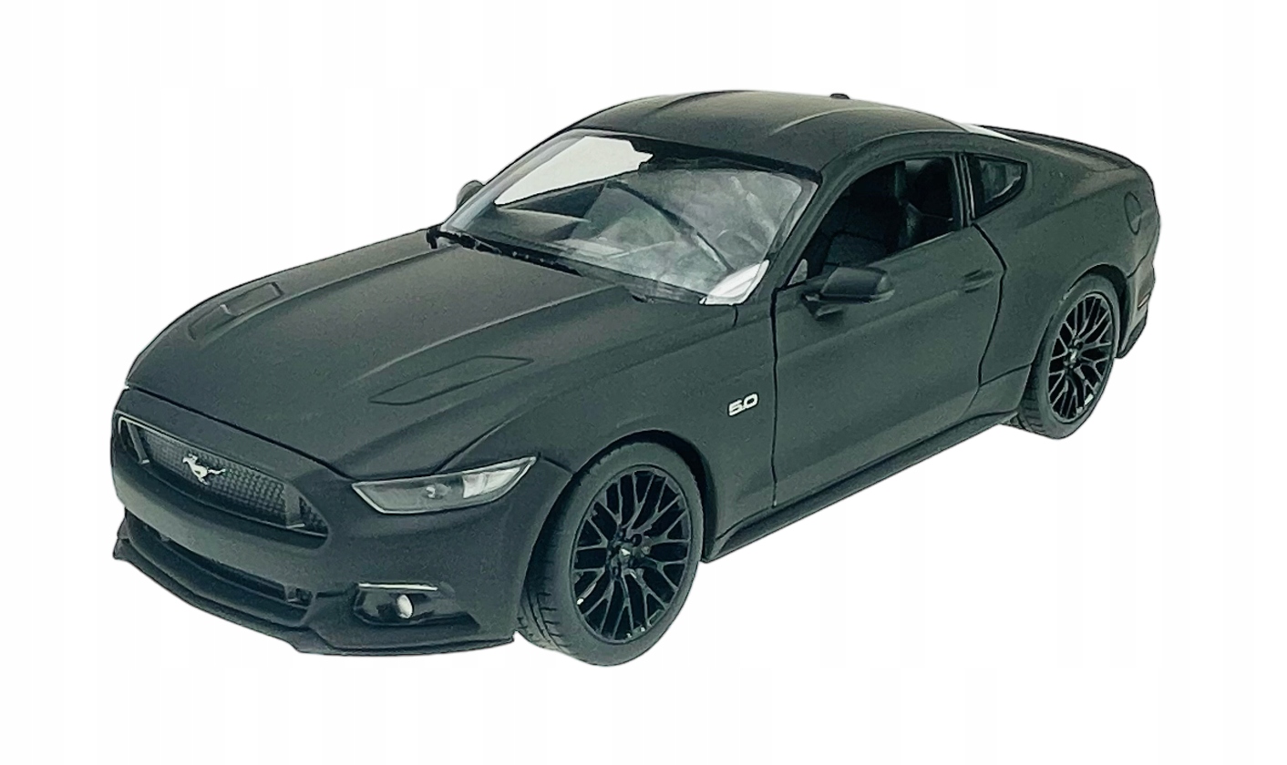 Welly 2015 FORD MUSTANG GT matná čierna 1:24 24062