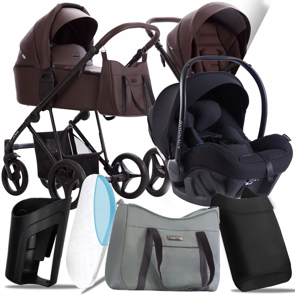 Multifunkčný kočík - BEBETTO 3IN1 FLAVIO PRO 11 STROLLER A PIXEL PRO kreslo