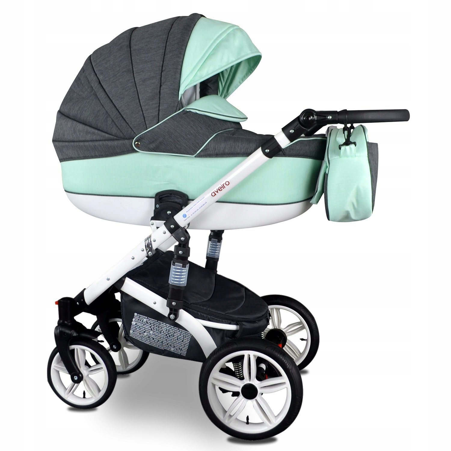 Trolley 4in1 babe Boss Aveiro Gray