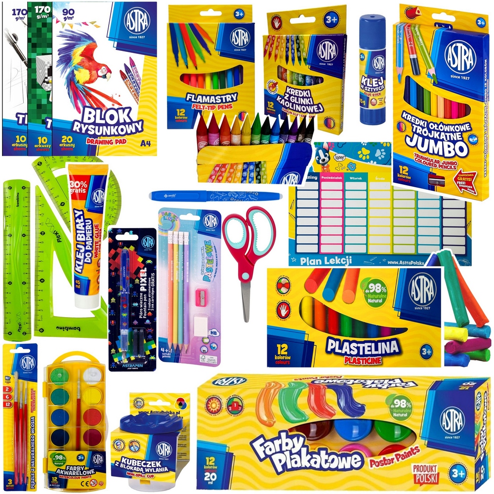 Barmanská súprava - School Layette Plasticit Cencils 23 El.