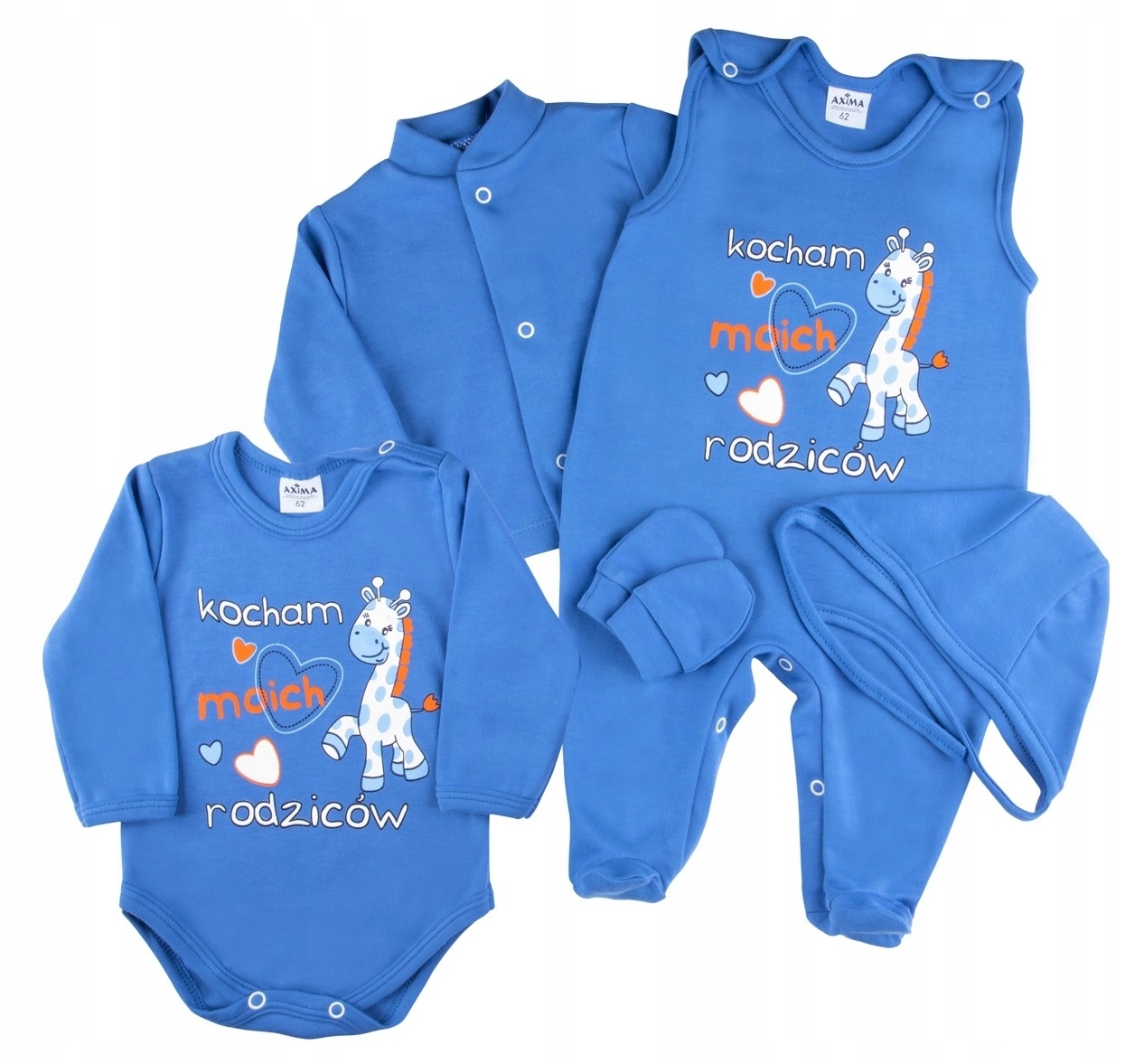 Detský komplet - Baby Set Axima 56 Blue, Multi -Colored 5 ks.