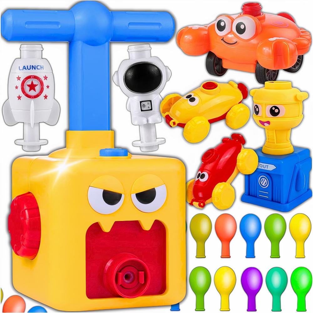 Osobné auto - BALÓN LAUNCHER XXL SET AERODYNAMICKÉ AUTO + PUMPA DARČEK