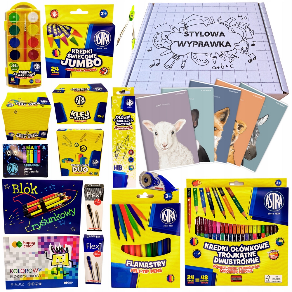 Barmanská súprava - Zošity Astra XXXL School Layette ANIMALS ZADARMO