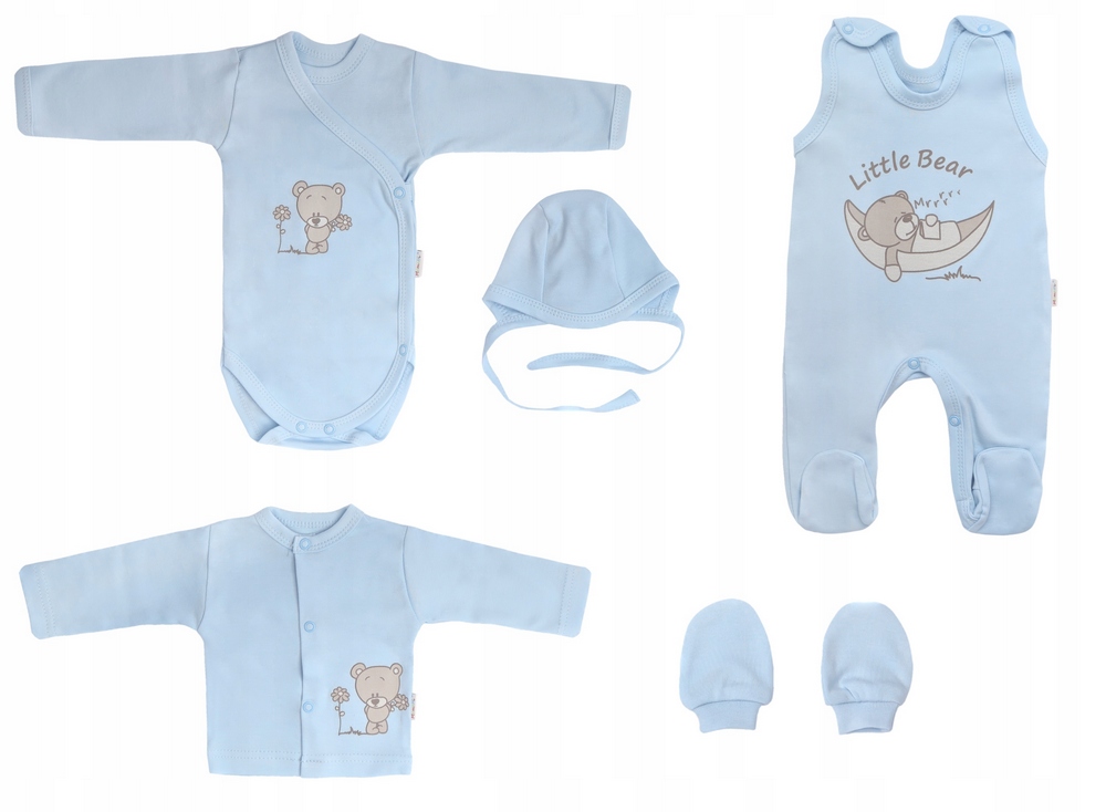 Detský komplet - Mamatti 56 Blue Baby Set 5 ks.