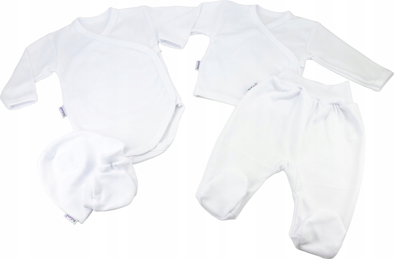 Detský komplet - Baby Set Belove 62 Biela 5 ks.