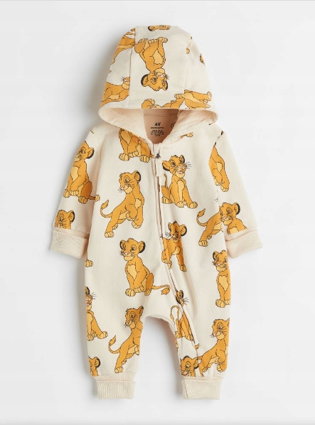 Dupačky - Baby Rampers H&M 62 béžová, hnedá