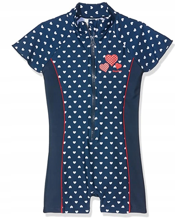 Detské plavky - Playshoes One -kus outfit 74 biela, námornícka modrá