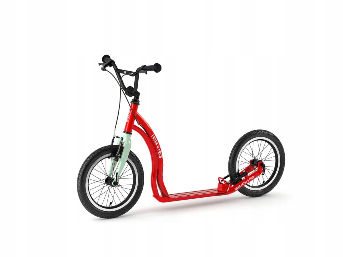 Yedoo Scooter Alu Frida & Fred - Red Mint