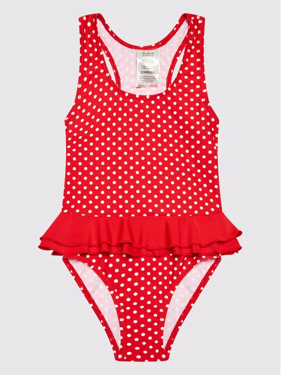 Detské plavky - Playshoes One -kus outfit 74 biela, červená