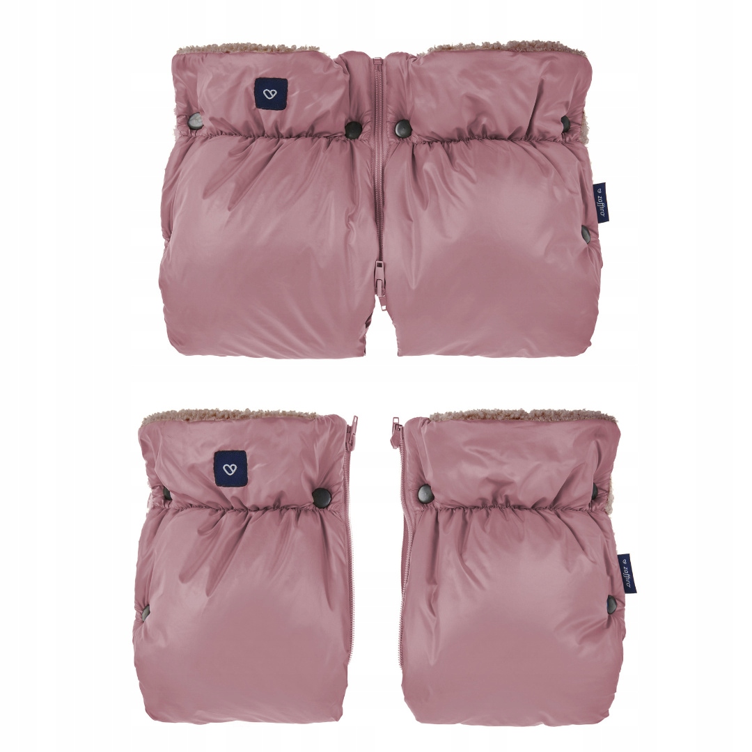 Zaffiro dva -kus 2in1 Muffs for Lama Blush kočíka