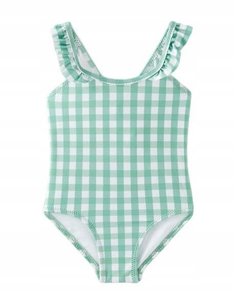 Detské plavky - Jeden -kus Zara Baby outfit. 98 biela, zelená